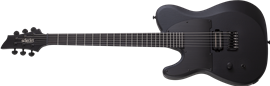 Schecter DIAMOND SERIES PT Black Ops  Satin Black Open Pore   Left Handed 6-String Electric  Guitar 2024